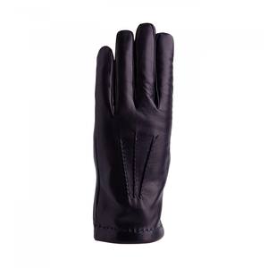 Made <b>in</b> Italy Men's Winter Leather Gloves with cashmere lining - Product Image 5
