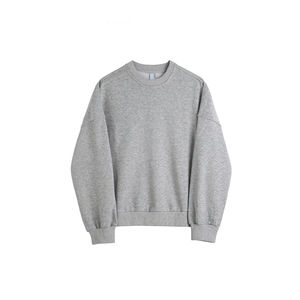 Épaule tombante Manches longues Col ras du cou Pullover Sweatshirts Toutes tailles Logo personnalisé Hommes Sweatshirts Sweatshirts en coton polaire - Product Image 6