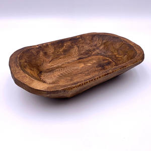 Bol à fruits rectangulaire en bois de luxe pour la cuisine, la maison, les restaurants, pour le café, assiette décorative - Product Image 6