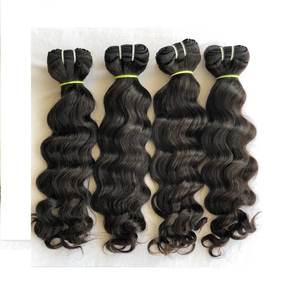 ผมเวียดนามและพม่าแบบดิบ ไม่ผ่านกระบวนการ แบบเวอร์จิ้น ลอนหยิกเป็นช่อ ผู้จำหน่ายผมเวียดนาม ผมมนุษย์ดิบจัดเรียงเกล็ดผม - Product Image 1