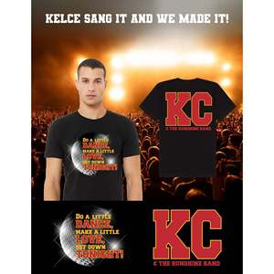Camiseta Do a Little Dance Black KC, 100% algodón, diseño estampado - Product Image 1