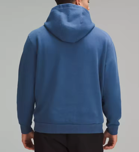 Oem Oversize Hommes Sweat à capuche d'hiver Porter solide Côte Garniture Grande Poche Mode Manches Longues Doux Chaud Coton XXL Pas Cher Pullover Hoodies - Product Image 6