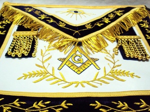 Gants brodés maçonniques Sports de plein air durables respirants toutes saisons - Product Image 6