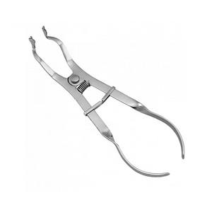 Pinzas de Goma para Obturación Dental, Herramienta Manual de Colocación de Obturaciones, Acero Inoxidable, Agarre Ergonómico, Accesorio de Endodoncia para una Precisión - Product Image 1