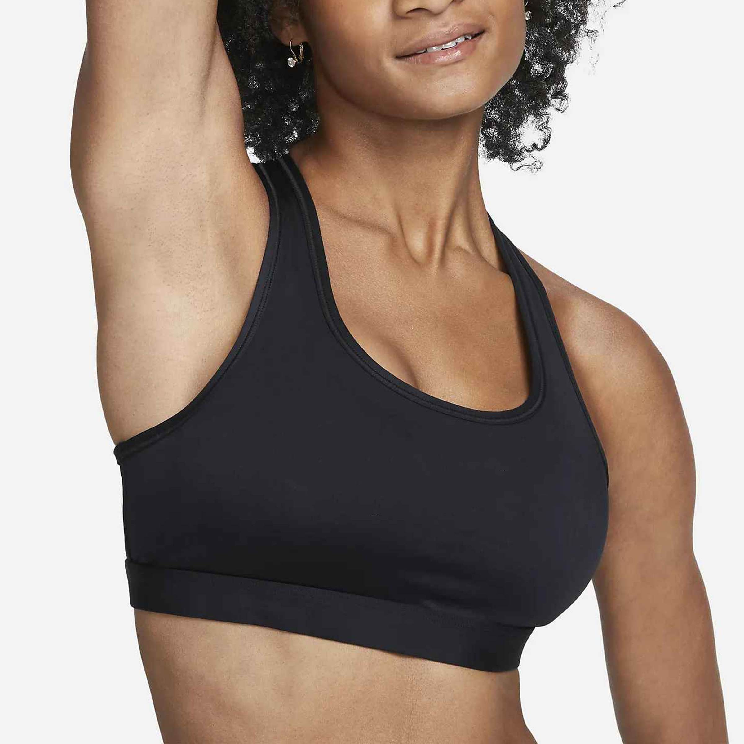 Women's Seamless Medium Support Anti-Bacterial Sports Bra with Removable Pads Customizable Spandex/Polyester Yoga Gym Bra 2024