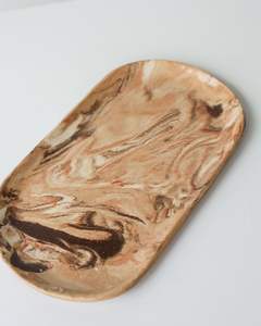 Elegant Marble <b>Tray</b> Designed For Luxury Home <b>Decor</b> Vanity Organization Coffee Table Styling And Interior Presentation - Product Image 1