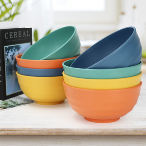 Eco Friendly Biodegradable 8 Pcs a Set <strong>Cereal</strong> <strong>Bowls</strong> Unbreakable Wheat <strong>Straw</strong> Dinnerware <strong>Bowl</strong> Set Noodle Salad Rice Soup <strong>Bowls</strong> - Product Image 4