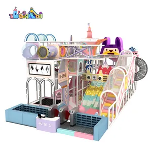 Macaroon Themed Playground Equipment Supplier Kids Indoor Playground For Shopping Mall