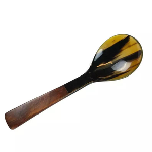 Nouvel ensemble de couverts jetables en corne écologiques de luxe à bas prix pour les fêtes, la maison, le bureau et les restaurants - Sans danger pour les enfants - Product Image 3