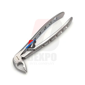 Dentaire chirurgical #13 Pince à extraction douce Manuel 4.5mm Mâchoire inférieure Dentiste Dents Pince Acier - Product Image 1
