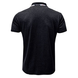 Polo de golf de manga corta para hombre, camisetas deportivas teñidas lisas personalizadas de poliéster de secado rápido que absorben la humedad, fabricante de alta calidad - Product Image 5