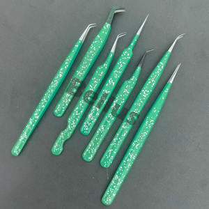 360 pince à cils contrôle du volume outil de cils en acier écologique poignée en fibre scintillante avec option de marque personnalisée en gros - Product Image 4