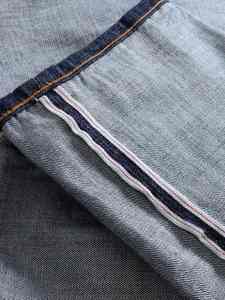 Automne décontracté haute qualité 100% coton hommes jean poids lourd global Denim pantalon droit fermeture éclair respirant un lavage coupe ample - Product Image 4