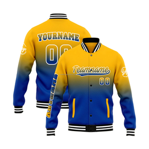 Custom wool blend <b>varsity</b> <b>jacket</b> with leather sleeves for wholesale collegiate teams and retail brands - Product Image 1