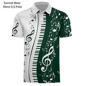 Camisetas Polo Casuales para Hombre: Ropa de Manga Corta con Estampado Gráfico en Bloques de Color - Product Image 3