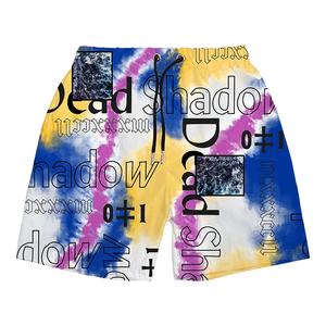 Shorts de plage pour hommes en coton respirant et polyester, pantalon de bain à rayures grande taille à séchage rapide - Product Image 3