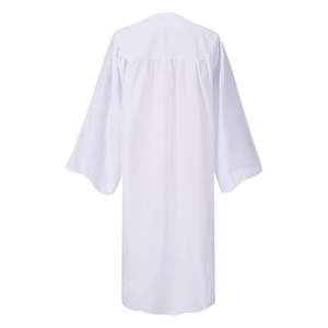 Robe d'église rouge de qualité supérieure pour les pères évêques avec tissu mélangé de coton respirant à coupe traditionnelle - Product Image 2