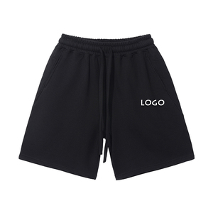 Pantalones cortos 3D ecológicos de 380g para hombre, pantalones cortos de baloncesto sueltos transpirables, técnica teñida lisa, sueltos transpirables de 380g - Product Image 4