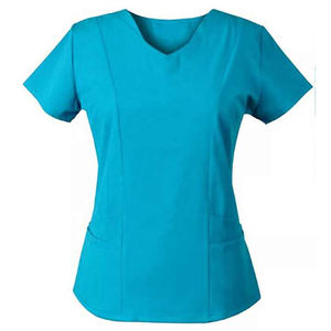 Uniforme de Enfermería de color personalizado, uniforme de médico transpirable con cuello en V, trajes de mujer para médicos y enfermeras - Product Image 5