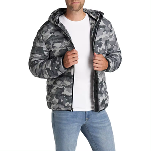 Custom Design Premium Quality Puffer Jackets Zipper Floral Lightweight Breathable Loose Fit Reversible Washed <b>Canvas</b> Sublimation - Product Image 1