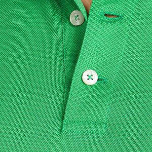 Nouvelle couleur verte polos pour hommes à prix bon marché vente en gros de polos pour hommes polo à manches courtes avec logo brodé de grande taille pour hommes - Product Image 5