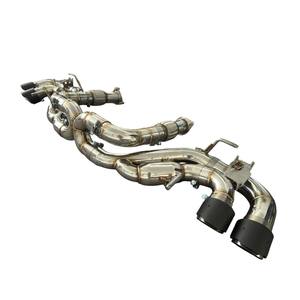 Embout d'échappement en alliage de titane de haute qualité Vortex OEM, valve Valvetronic, son agressif/doux de luxe, finition bleu brûlé, Corvette C8 - Product Image 3