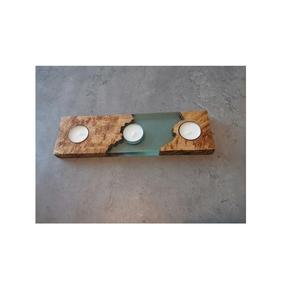 Meilleur support de lampe en T moderne pour la nuit décoration intérieure bougeoirs de fête Occasion de Noël en métal bois résine - Product Image 1