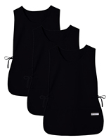 Tablier de cuisine unisexe sans manches avec 2 poches frontales profondes, liens de taille ajustables, uniformes de chef et de service alimentaire, fabriqué en Inde, en acier inoxydable