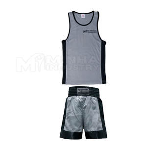 ชุดเครื่องแบบนักมวยเสื้อฝึกซ้อมแบบเรียบชุดออกกำลังกายสำหรับ2025 - Product Image 6