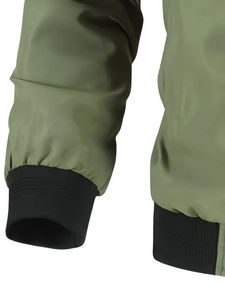 Blouson aviateur pour hommes de haute qualité fabriqué sur mesure tissu en toile de grande taille pour la saison d'hiver avec logo haute visibilité - Product Image 5