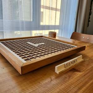 Wooden <b>Scrabble</b> Game <b>Board</b> | Handmade Superior Quality Finish | Factory Direct Bulk Wholesale - Product Image 2