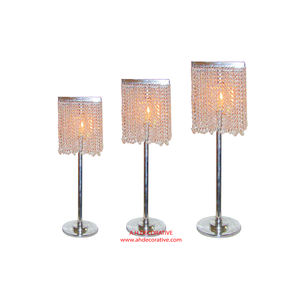 Candelabro de vela de centro de mesa de iluminación de boda para decoración de suelo, restaurante y fiesta, candelabro decorativo hecho a mano para entrada - Product Image 1