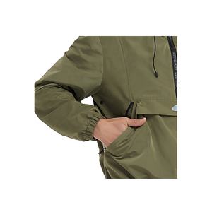 Veste coupe-vent réversible d'extérieur pour hommes avec fermeture éclair Veste anti UV de loisirs réfléchissante coupe-vent - Product Image 3