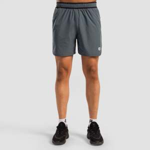 Pantalones Cortos Deportivos GAI 100% Poliéster Cintura Elástica Talla XXS Gris con Decoración de Logotipo Pantalones Cortos Cargo a la Moda - Product Image 2
