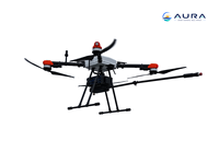 Drone professionnel industriel robuste pour le nettoyage de façades, jet d'eau haute pression, UAV, 1 an, charge utile de 15 kg, pour usines de grande envergure
