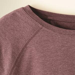 92% Polyester Recyclé 8% Spandex Slim Fit Séchage Rapide Anti Adour Moonscape Violet Mix Femmes Renouveler Respirant T-Shirt À Manches Longues - Product Image 3