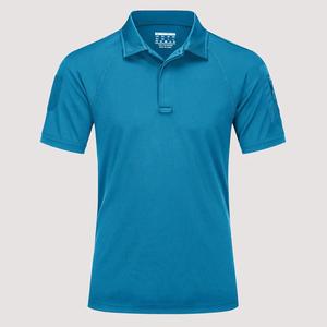 T-shirts polo en coton 100% simples et décontractés en gros, logo personnalisé brodé, polo simple pour hommes - Product Image 2