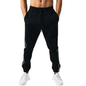 Nouvelle Mode Polyester Spandex Tissu Bande Réfléchissante Skinny Fit Stacked Jogger Hommes Survêtement Pantalon Joggers Pantalon Pour Hommes - Product Image 3