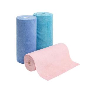 Rouleau de serviettes en microfibre sans bord, absorbant et déchirable, multi-usages, chiffon de nettoyage en microfibre pour la cuisine avec logo personnalisé - Product Image 3