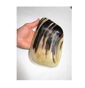 Cuenco de cuerno de buey genuino, vajilla ecológica hecha a mano artesanal, cuenco de cuerno de vaca pulido para servir o exhibir fiestas - Product Image 5