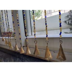 Bohemian-Style Hippy Hippie Glass Beaded Curtain Multicolour Bead Stands Gemstones for Doorways for Hanging Living <b>Room</b>/Bedroom - Product Image 6