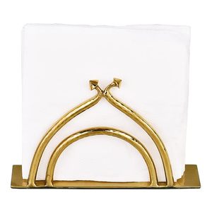 Servilletero de alambre de Metal dorado de lujo para Decoración de mesa de restaurante decoración del hogar mesa de comedor a precio barato de la India - Product Image 3
