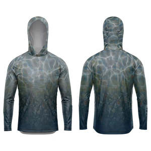 Nueva Camiseta de Pesca con Capucha Unisex, 100% Material Personalizado, Protección UPF 50, Tejido Transpirable, Colores Personalizados, Logotipo con Impresión Digital - Product Image 1