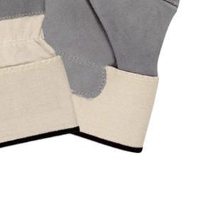 Guantes de Trabajo Resistentes de Una Sola Palma para Construcción Industrial, Cuero de 8 milésimas de Grosor, Resistentes a la Abrasión, Sin Silicona - Product Image 3