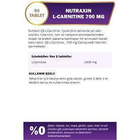 Nutraxin L-carnitina 700mg 60 compresse - Product Image 2