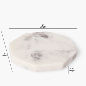 Sous-verres en pierre de marbre de style européen porte-boisson de forme carrée pour la maison cuisine table à manger produits de Offre Spéciale - Product Image 4