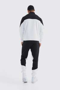 Sudadera para hombre Personalizada Calidad Premium 100% Algodón con cremallera cuello redondo manga completa fabricada por Huzaifa Products - Product Image 2