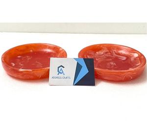 ชามเรซินจานแบบทำมือชามเรซินขนาดตั้งโต๊ะเครื่องครัวแบบปรับแต่งได้สไตล์หรูหรา - Product Image 3