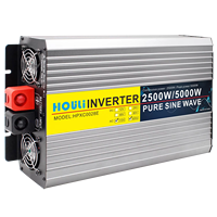 Convertisseur solaire monophasé HOULI 5000W 50/60 Hz à onde sinusoïdale pure 12V vers 110V AC 48V MPPT pour appareils ménagers et utilisation automobile
