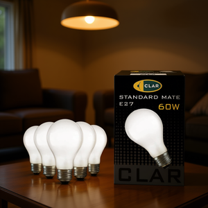 Standard Matte 60W E27 Incandescent <b>Bulb</b> - Product Image 3